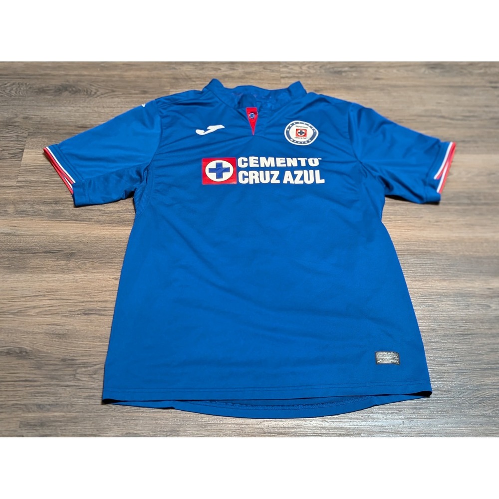 Joma Cruz Azul Rafael Baca 22 Soccer Jersey Mens XL Blue Liga MX Football Shirt
